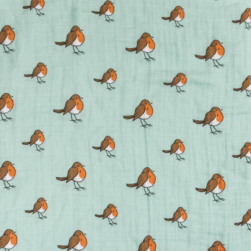 Little Blue Nest pattern collection - Little Robin