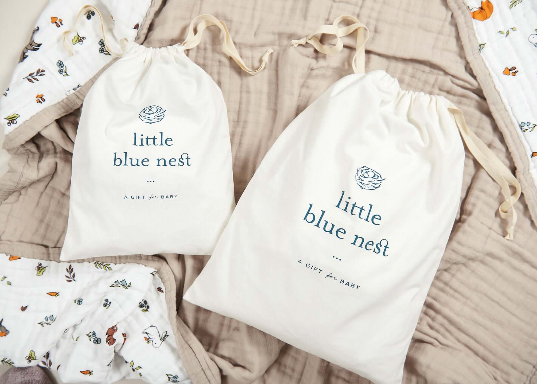 Two Little Blue Nest gift bags