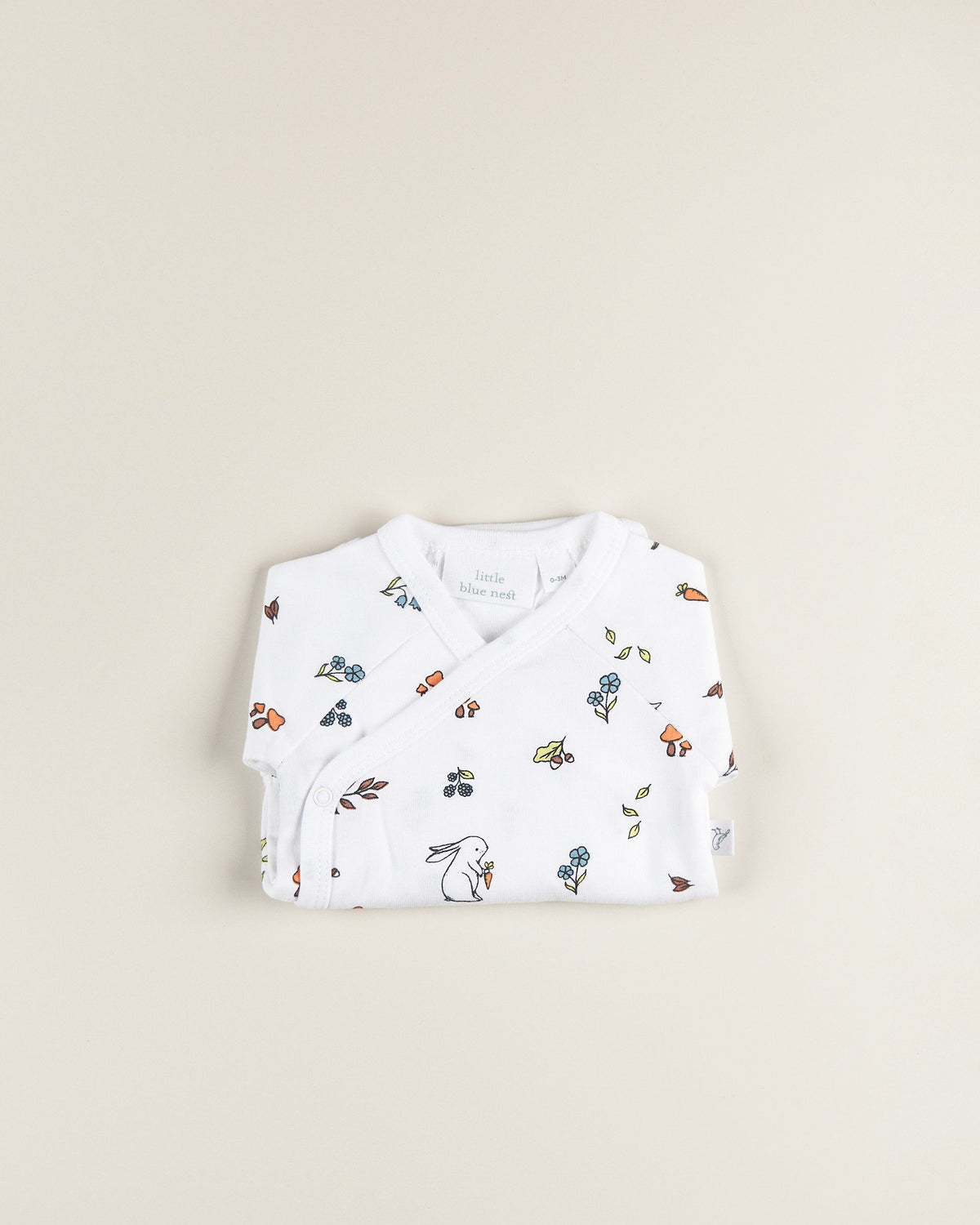 Kimono bodysuit folded woodland design