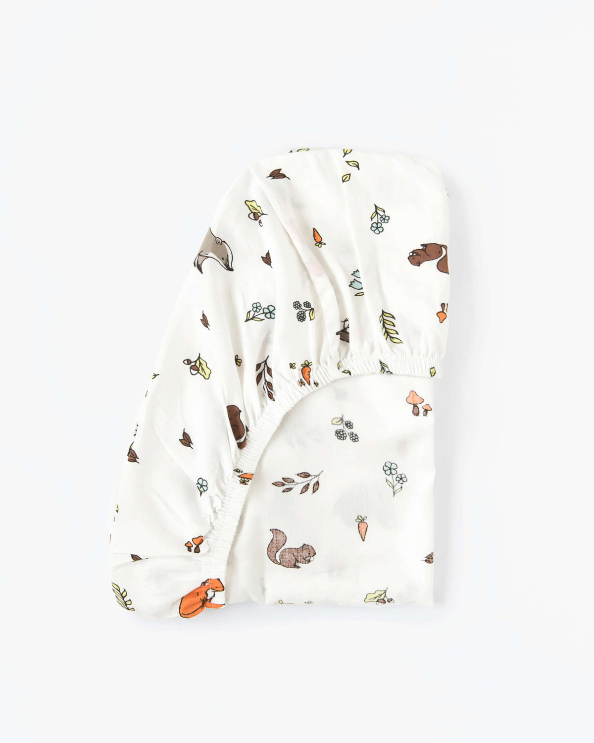 Moses basket fitted sheet woodland