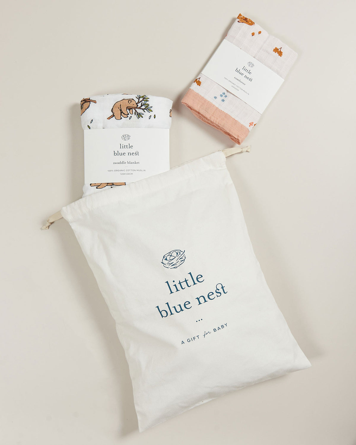 Little Blue Nest Gift Bag - A Gift for Baby