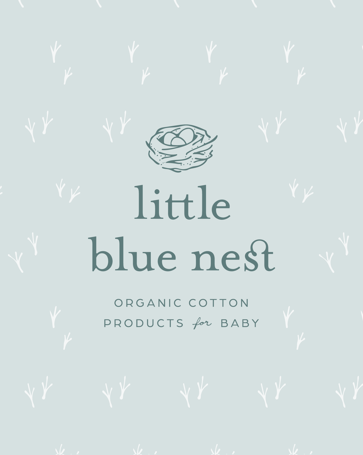 Little Blue Nest Organic Cotton products for Baby Gift Card