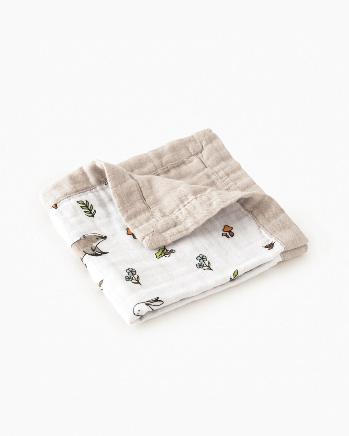 Organic cotton muslin comforter security - et - Into the woods.