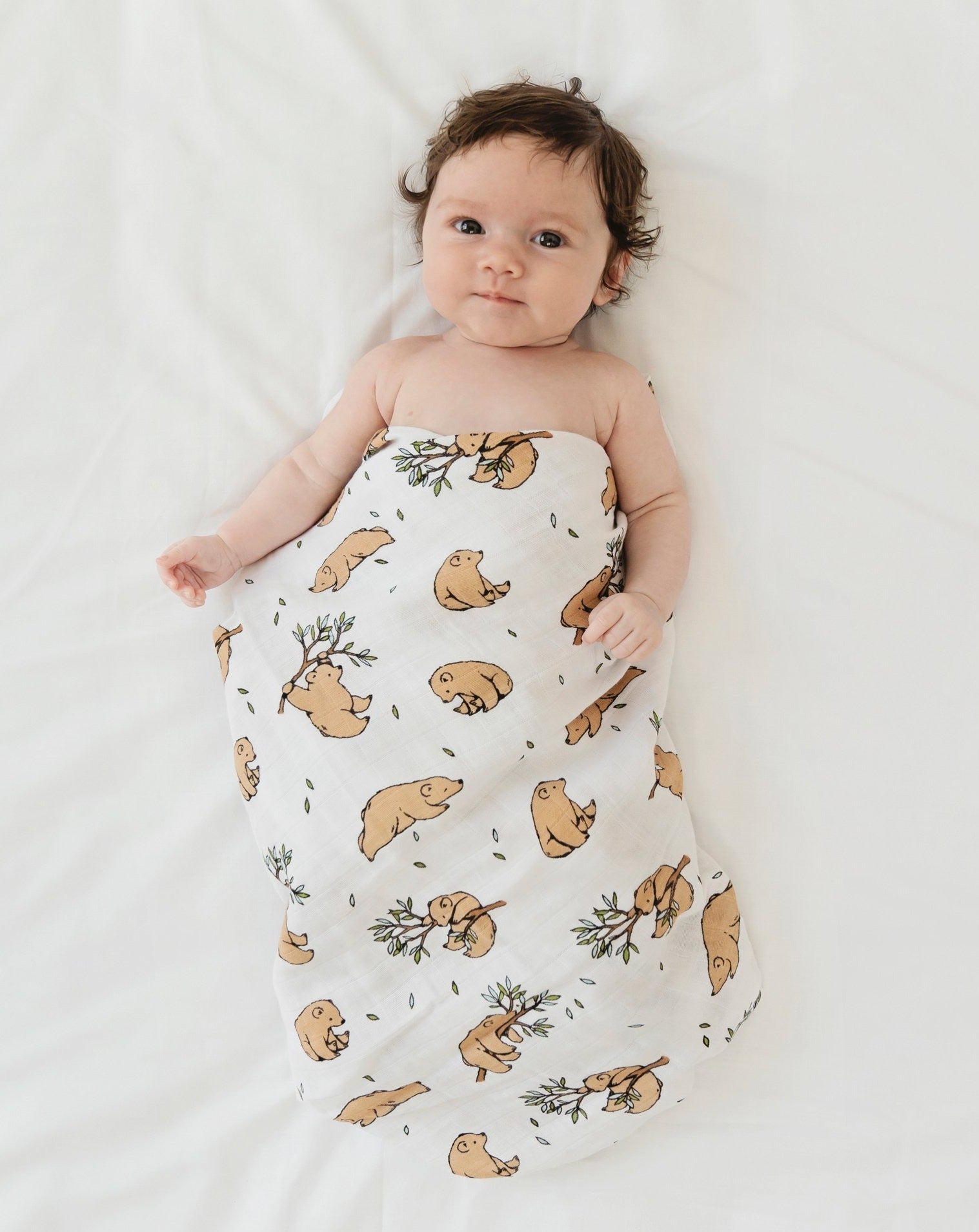 Organic cotton hot sale baby swaddle blanket