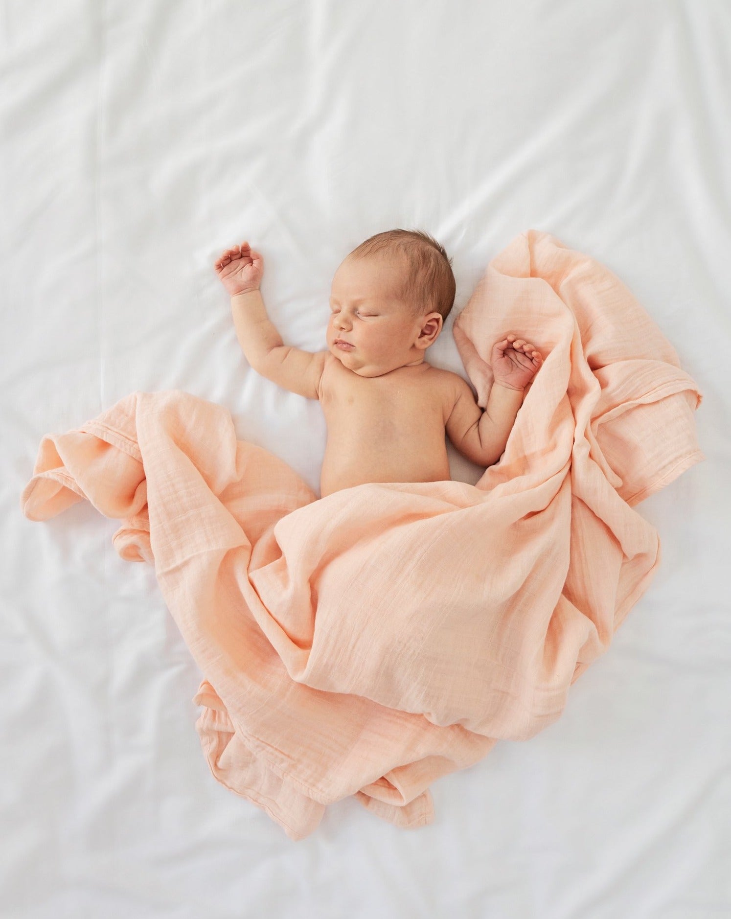 Blush and outlet blue swaddle