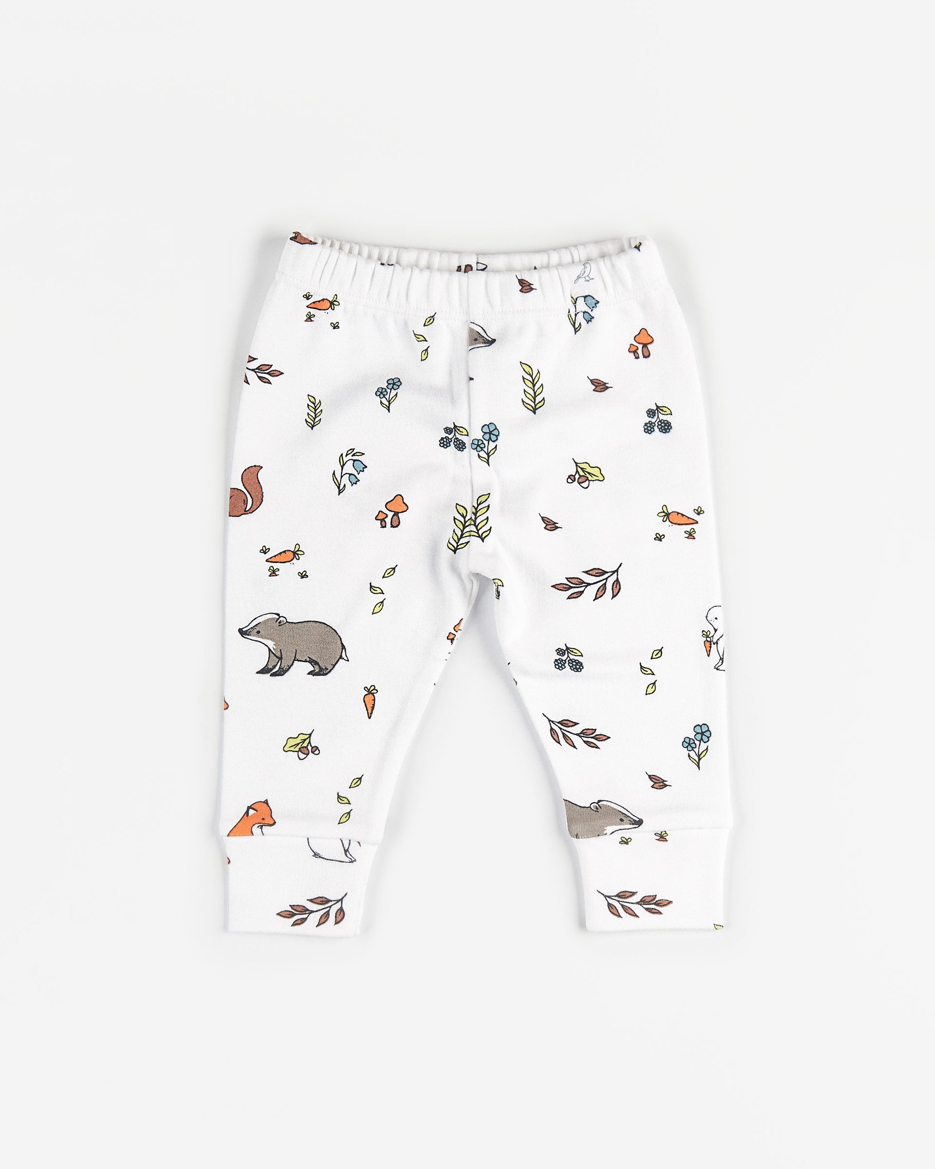 Organic cotton baby leggings Woodland - Main Image